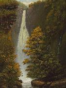 Edward Bailey Falls of Hanapepe, oil on canvas